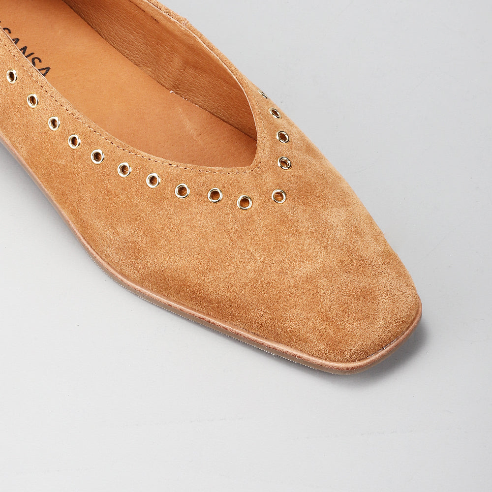 Lucia - Butterscotch Suede - LE SANSA