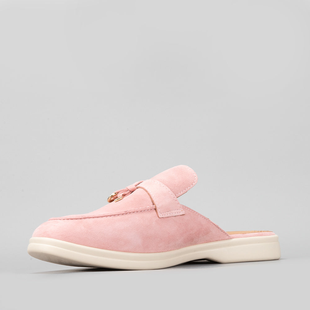 Cosima - Baby Pink Suede - LE SANSA
