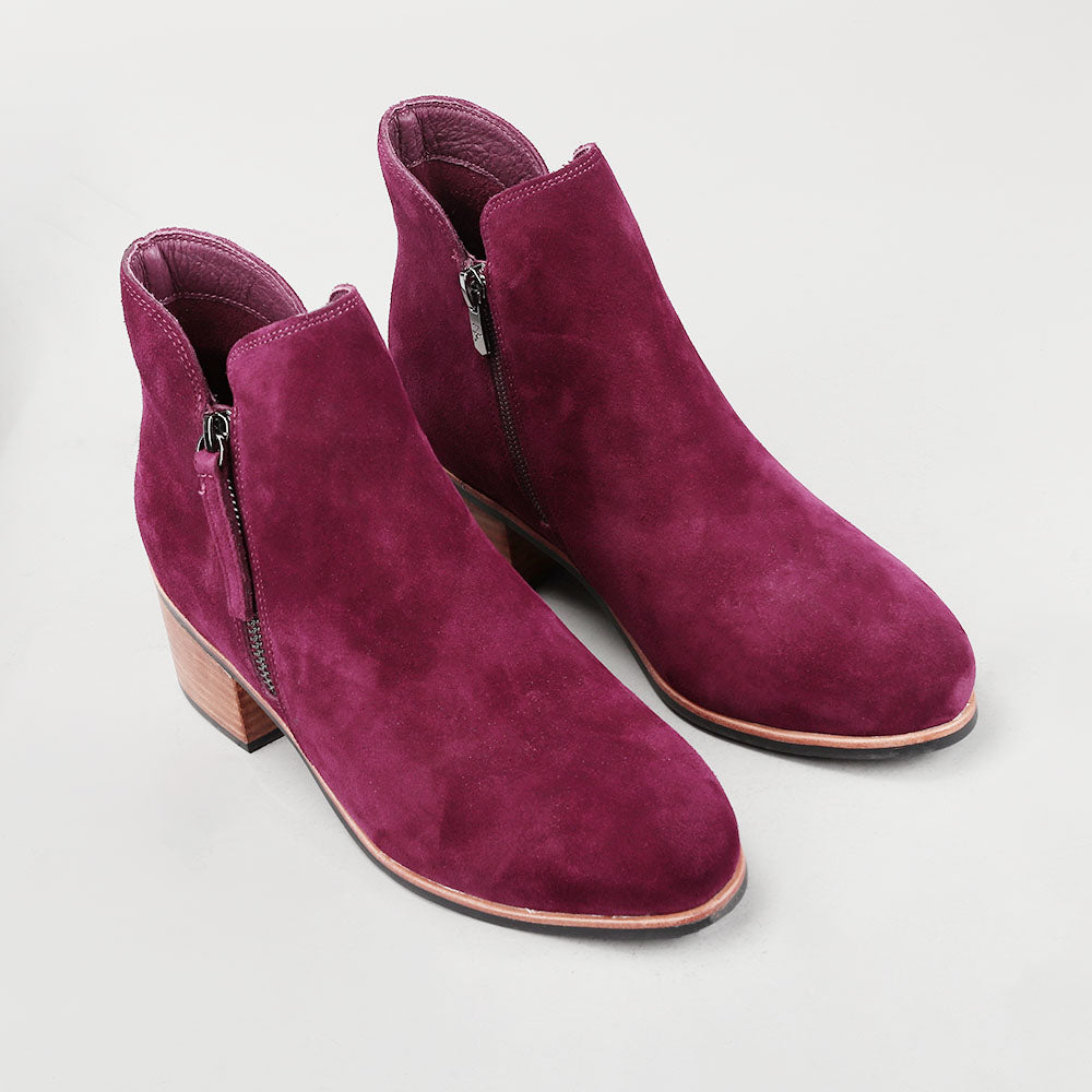 Oxley 2.0 - Burgundy Suede - Naked Arches