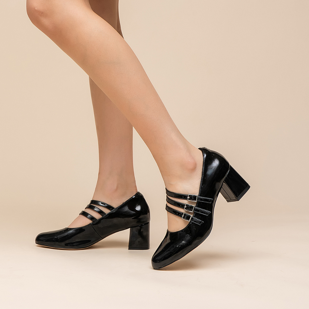Cyra - Black Patent - Naked Arches