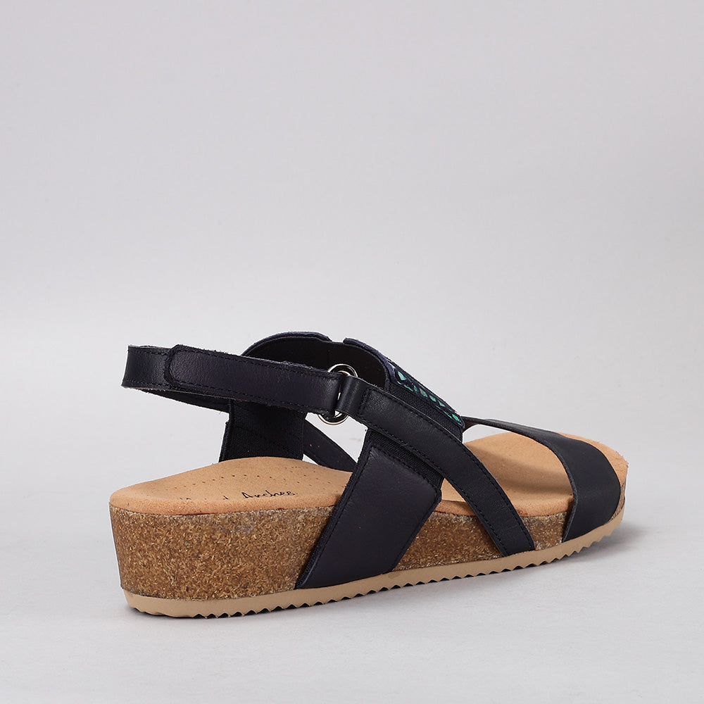 Sprig - Navy Print - Naked Arches