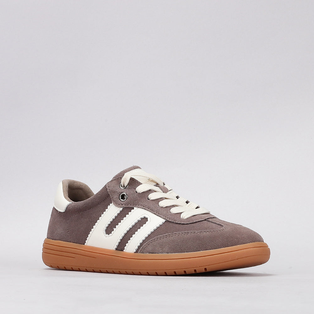 Juno - Brown Suede/Ivory - LE SANSA