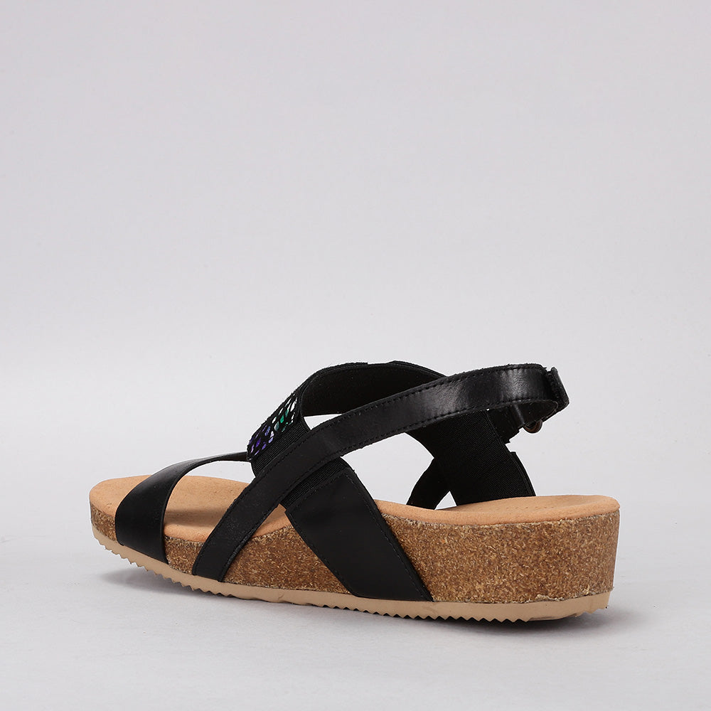 Sprig - Black Print - Naked Arches